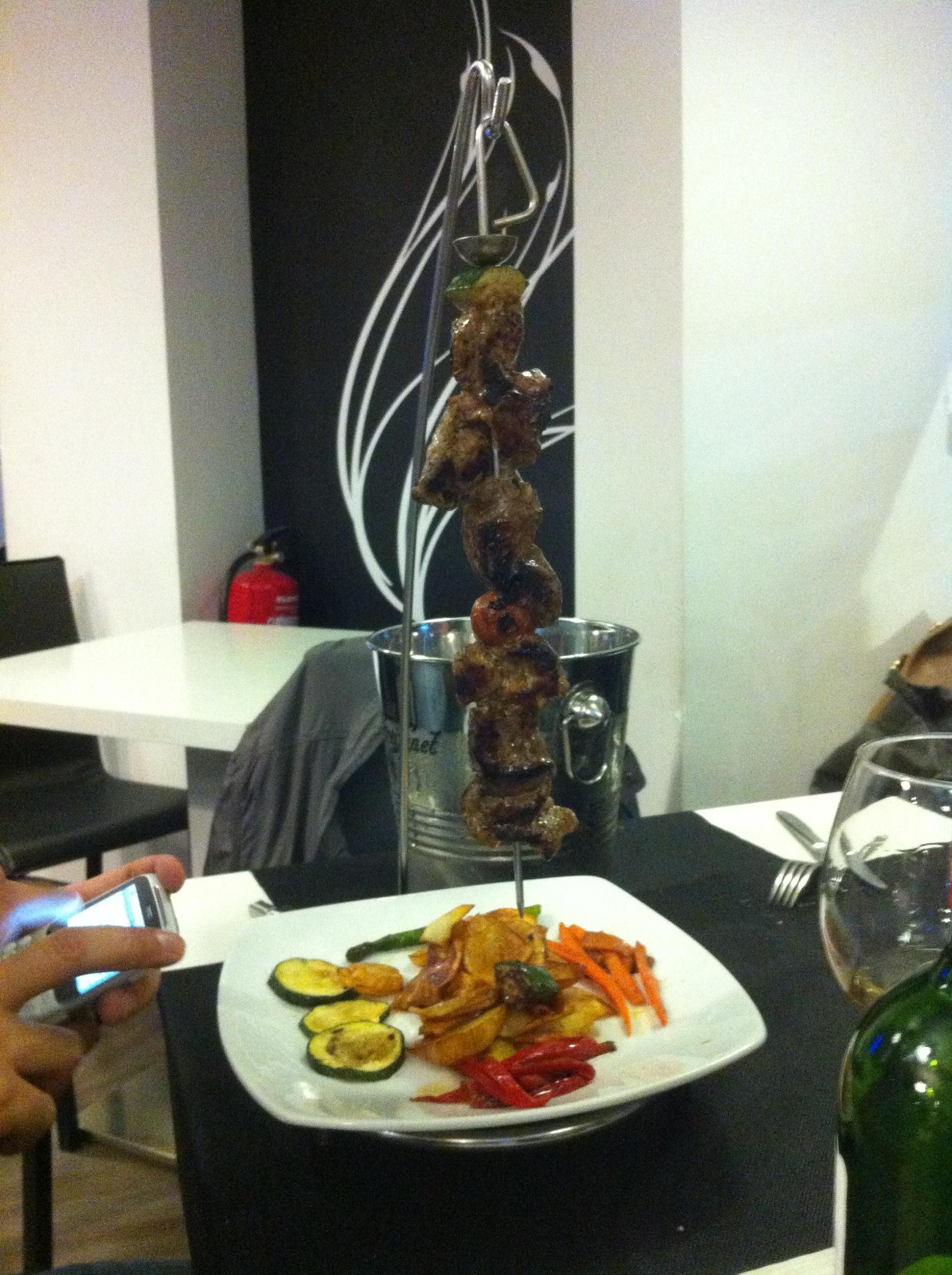 Restaurante Taranta El "espadón" de carne.
